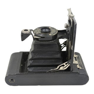 Antique 1920s Eastman Kodak No.2 Folding Hawk-Eye Model B Camera With Kodex Shutter For Sale