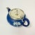 Early 20th C Antique English Chippendale Wedgwood Sterling Silver Hellenic Porcelain Tea Pot For Sale - Image 6 of 16