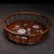 Vintage Chinese Rosewood Tea Tray | Mother-of-Pearl Inlaid Bird & Flower Motif For Sale - Image 4 of 9