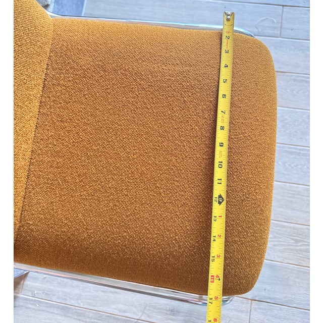 Vintage Thonet Barstools - Chrome Cantilever Chairs For Sale - Image 11 of 14