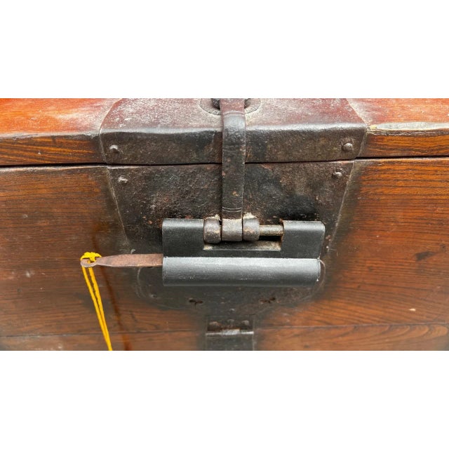 Late 19th Century Antique Korean Money Trunk For Sale - Image 11 of 13