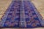 Textile Vintage Berber Blue Beni M'Guild Moroccan Rug - 06'06 X 11'09 For Sale - Image 7 of 9