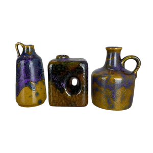 Fat Lava Vases from Marei, Germany, 1970, Set of 3