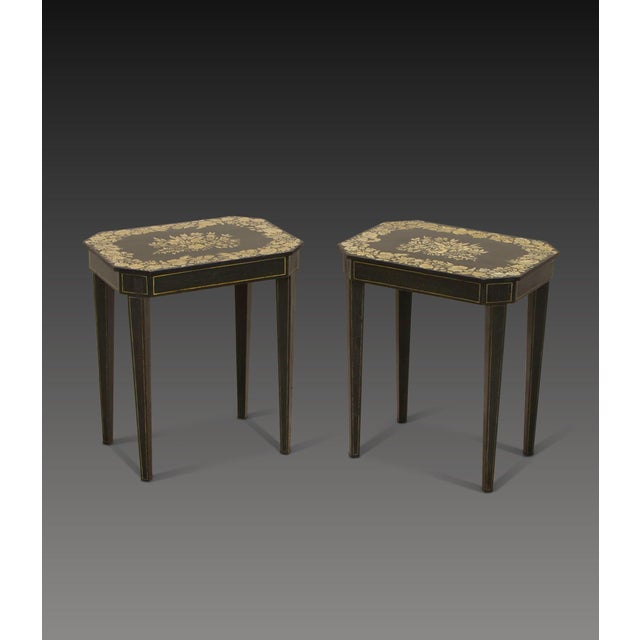 Regency Penwork Occasional Tables, 1820, Set of 2 For Sale - Image 13 of 13
