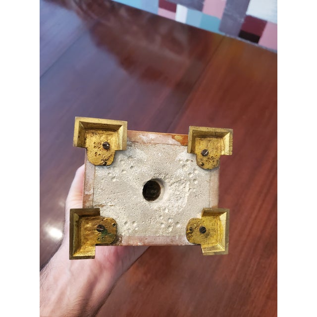 Antique Rouge Royall Marble & Bronze Grand Tour Urn For Sale - Image 9 of 12