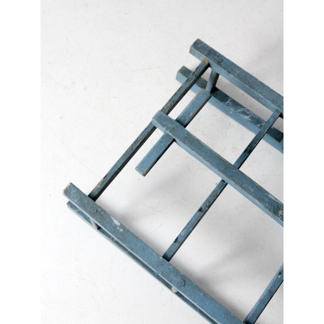 Antique Wooden Snow Sled Cart For Sale - Image 10 of 12