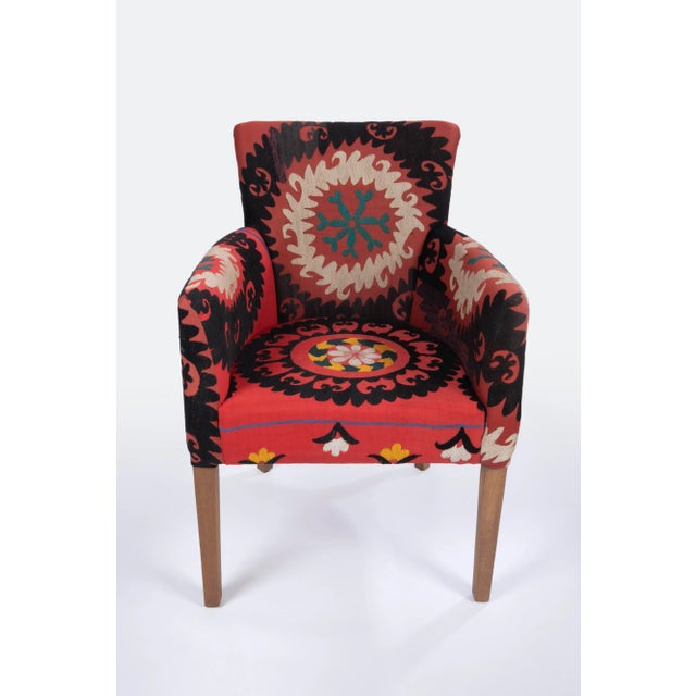 Suzani Armchair - Ethnic Bergere For Sale - Image 13 of 13