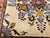 Vintage Persian Bakhtiari Rug, Hand-Knotted Wool, Floral Pattern, Ivory & Rust Red, 3x3 For Sale - Image 9 of 12