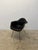 Metal Herman Miller Black Naugahyde Arm Chair by Charles and Ray Eames, 1950 For Sale - Image 7 of 16