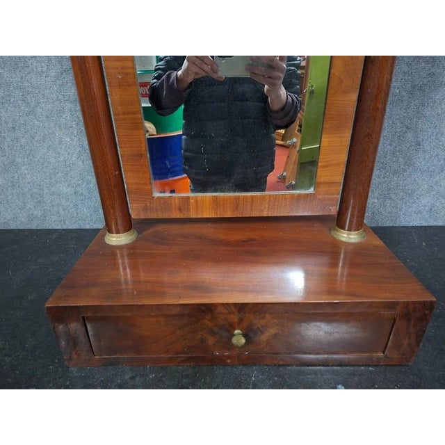 Traditional 19th Century Empire Mahogany Dressing Table For Sale - Image 3 of 10