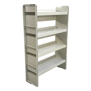 White Modular Jeep Bookcase by De Pas, D'Urbino and Lomazzi for BBB, 1970s, Set of 4 For Sale