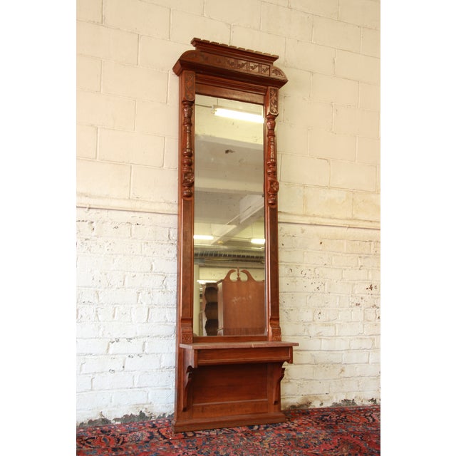 Antique Pier Mirror For Sale