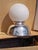 Metal 1980s Mid-Century Modern Silver Plated Globe TableLamp For Sale - Image 7 of 18