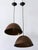 Mid-Century Modern Copper Pendant Lamps, 1950s, Set of 2 For Sale - Image 10 of 18