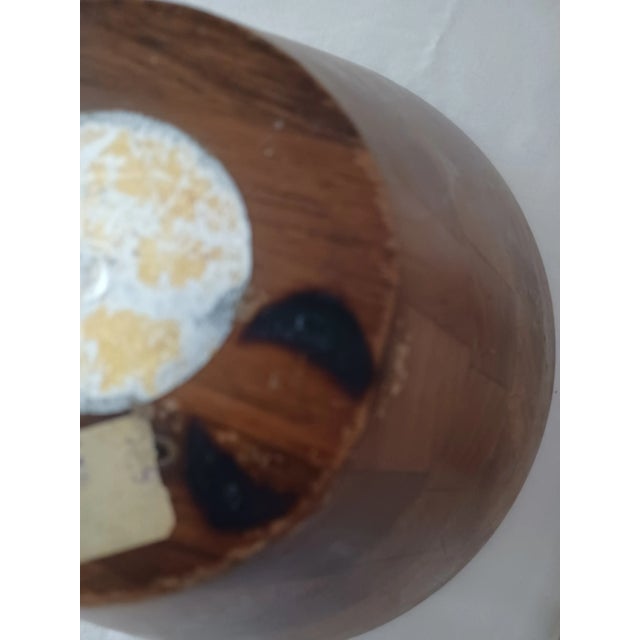 Mid-Century Modern Vintage Wood & Gorham Sterling Silver Salad Serving Set- 3 Pieces For Sale In Denver - Image 6 of 7