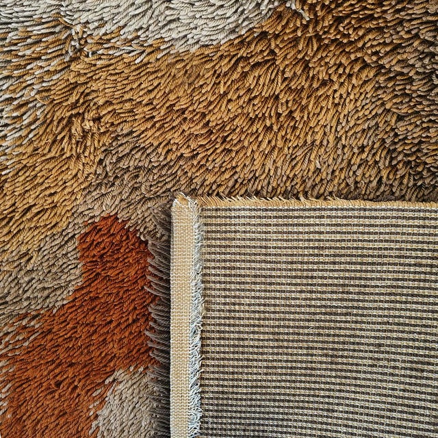Vintage Space Age Wool Rug, 1970s For Sale - Image 11 of 12