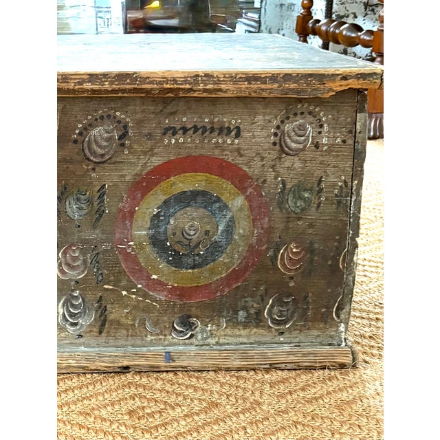 Painted Blanket Chest For Sale In New York - Image 6 of 8