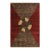 Shabby Chic Gabbeh Red/Brown Wool Rug - 3'11'' X 5'11'' For Sale