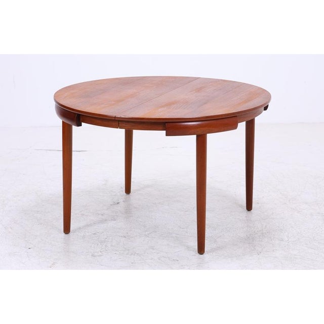 Vintage Teak Roundette Dining Table by Hans Olsen for Frem Røjle For Sale - Image 8 of 17
