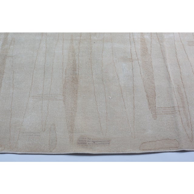 Soft-Toned Vintage Anatolian Tribal Rug – Quiet Modern Elegance -6' 7'' X 8' 2'' For Sale - Image 9 of 12