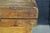 Wood Primitive Antique Early American Painted Oak Blanket Trunk Chest Coffee Table For Sale - Image 7 of 18