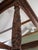Brown Tropical Inspired King Size Canopy Bed Frame For Sale - Image 8 of 8