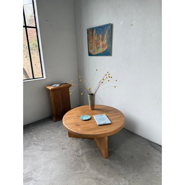 Modernist Elm Coffee Table, 1950s For Sale - Image 11 of 18