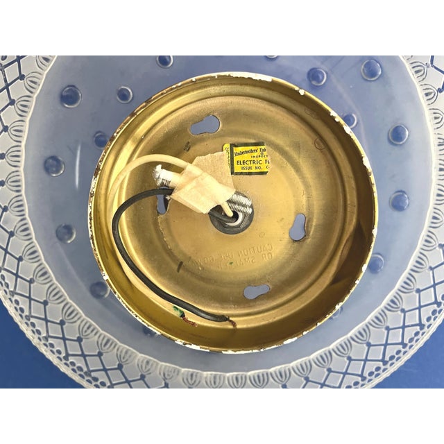 Deco Cut Glass Ceiling Light, 1940s For Sale - Image 17 of 18