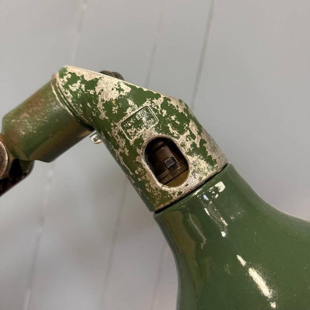 Dark Green Three-Arm Machine Lamp by Mek Elek For Sale - Image 5 of 18