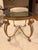 Hollywood Regency Antique Gold Coffee Table For Sale - Image 3 of 3