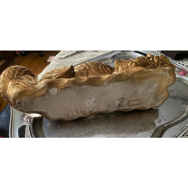 Sculpture Materials Gilt Dragon Sculpture With Aged Patina For Sale - Image 7 of 9