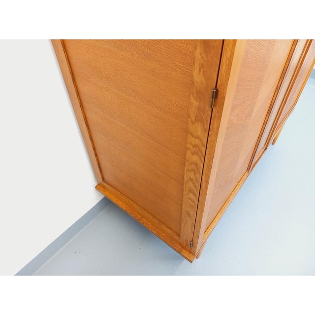Vintage Oak Wardrobe, 1960s For Sale - Image 4 of 17
