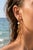 Metal Citrine & Pearl Drop Earrings Studs, Silver, Gold, Pair For Sale - Image 7 of 7