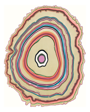 Pernille Snedker, Woodrings #01, Giclée Print
