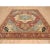 Red 2010s Terracotta Red, Hand Knotted Antiqued Fine Heriz Re-Creation, Natural Dyes Dense Weave, Extra Soft Wool, Square Oriental Rug For Sale - Image 8 of 12