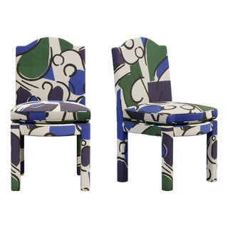 Seaweed Leo Dining Chairs by Ceraudo, 1970s, Set of 2 For Sale