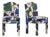 Seaweed Leo Dining Chairs by Ceraudo, 1970s, Set of 2 For Sale