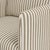 Beige Stoffer Home x Cloth & Company Slipcover for Lindy Dining Armchair in Jane Stripe Burlap For Sale - Image 8 of 8