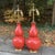 Wood Christopher Spitzmiller Coral Double Gourd Lamps in Coral With Gilt Bases - a Pair For Sale - Image 7 of 7