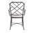 Brown Jordan Brown Jordan Calcutta Arm Chair, Textured Pewter frame with Fusion Natural fabric For Sale - Image 4 of 11