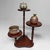Japanese Three-Tier Hana-Dai Plant and Ceramic Stand, 1960 For Sale - Image 6 of 13