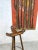 Unique in its design, also known as the "Spanish" Stool, special rare vintage design stools. Period: 1965. Country of...