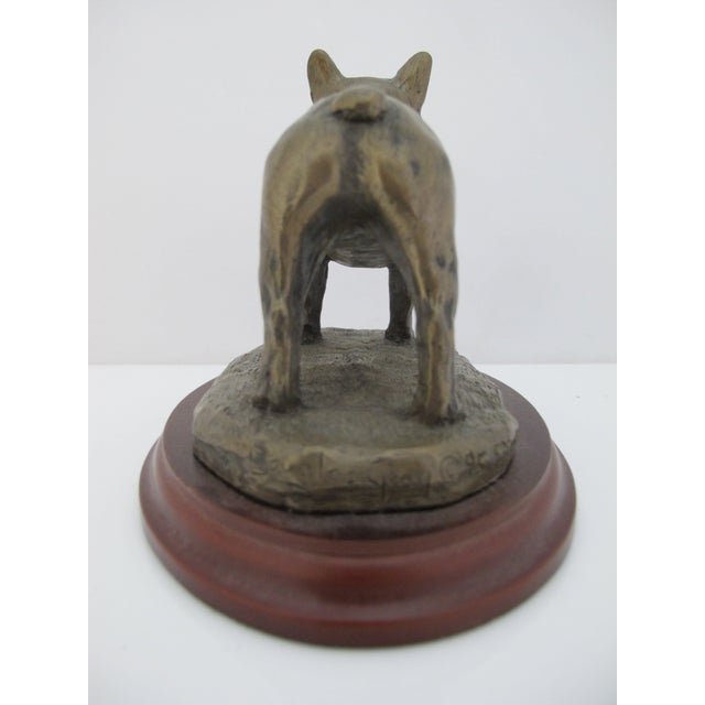 Douglas Gray French Bulldog Cold Cast Bronze Resin Statue Figurine For Sale In Portland, OR - Image 6 of 10