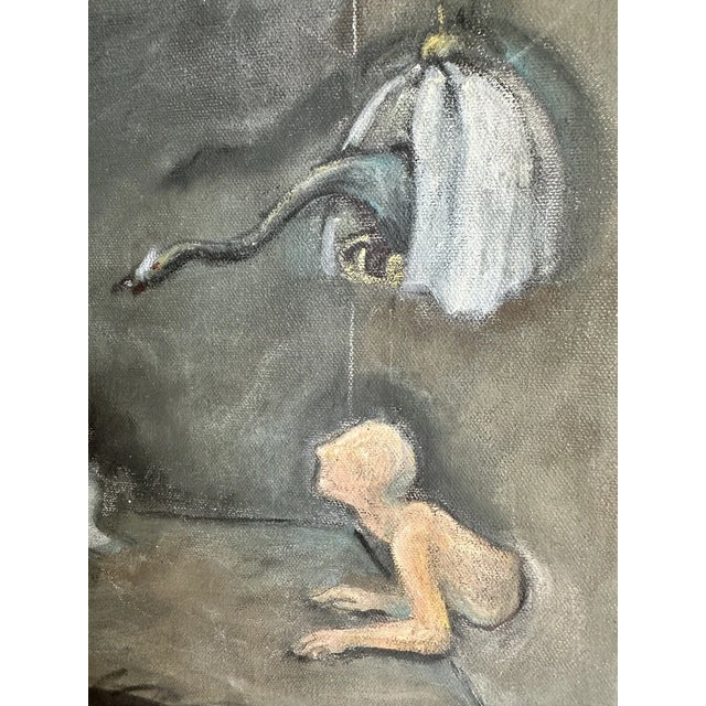 2000 - 2009 Nancy Plotkin "Night Moves" Oil on Canvas Painting '06 For Sale - Image 5 of 9