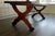 Solid quartersawn oak bench in Spanish Colonial style. Purchased decades ago from an antique shop in Santa Barbara. No...