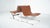 Metal Mid-Century Lounge Chairs in Cognac Leather attributed to Ross Littell for ICF, Italy, 1970s, Set of 2 For Sale - Image 7 of 10
