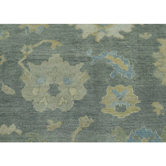 Turkish Oushak Rug 10'9" x 13'7" #18603 For Sale In Houston - Image 6 of 8