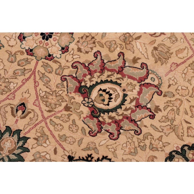 Bohimian Pak-Persian Gold/Black Wool Rug - 10'2'' X 13'11'' For Sale In New York - Image 6 of 8