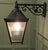 Large Wall Hanging Pub Lantern This is a street light style Wall Lantern it is painted black and the glazed sides are in...