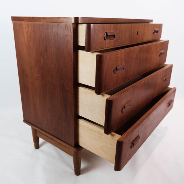 Danish Teak Chest of Drawers, 1960s For Sale - Image 12 of 18